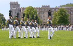 Cadets on parade.